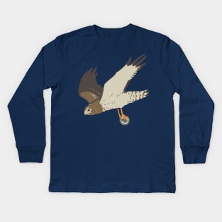 Wingspan Northern Harrier Kids Long Sleeve T-Shirt